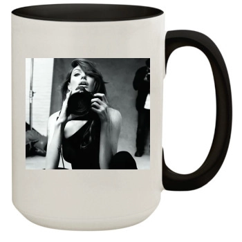 Angelina Jolie 15oz Colored Inner & Handle Mug