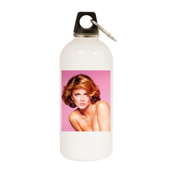 Ann-Margret White Water Bottle With Carabiner