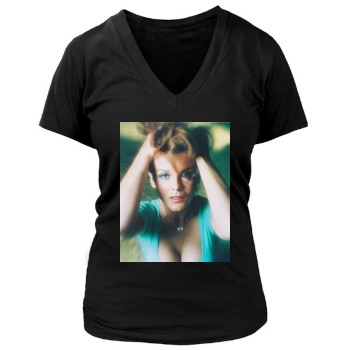 Ann-Margret Women's Deep V-Neck TShirt