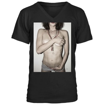 Asia Argento Men's V-Neck T-Shirt