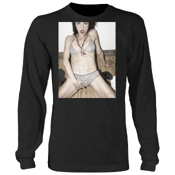 Asia Argento Men's Heavy Long Sleeve TShirt