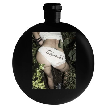 Asia Argento Round Flask