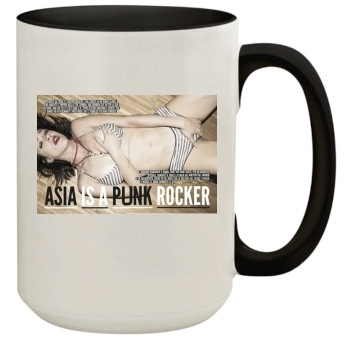 Asia Argento 15oz Colored Inner & Handle Mug