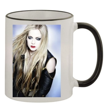 Avril Lavigne 11oz Colored Rim & Handle Mug