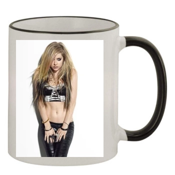 Avril Lavigne 11oz Colored Rim & Handle Mug