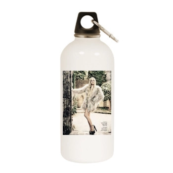 Avril Lavigne White Water Bottle With Carabiner