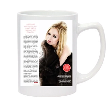 Avril Lavigne 14oz White Statesman Mug