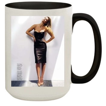 Bar Refaeli 15oz Colored Inner & Handle Mug