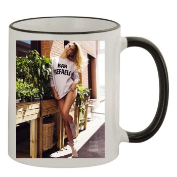 Bar Refaeli 11oz Colored Rim & Handle Mug