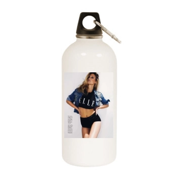 Bar Refaeli White Water Bottle With Carabiner