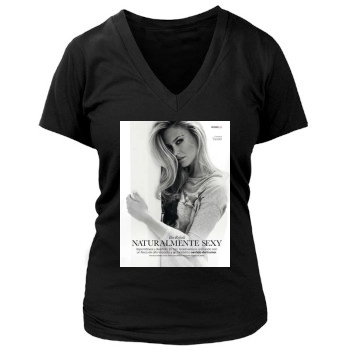 Bar Refaeli Women's Deep V-Neck TShirt