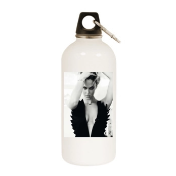 Bar Refaeli White Water Bottle With Carabiner