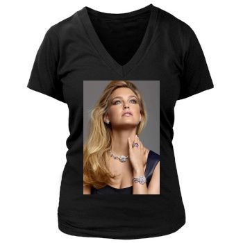 Bar Refaeli Women's Deep V-Neck TShirt