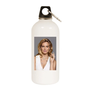 Bar Refaeli White Water Bottle With Carabiner