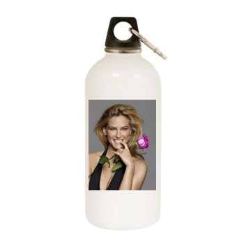 Bar Refaeli White Water Bottle With Carabiner