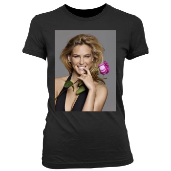 Bar Refaeli Women's Junior Cut Crewneck T-Shirt