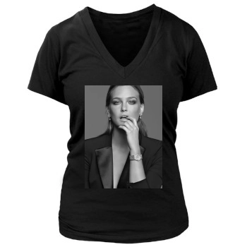 Bar Refaeli Women's Deep V-Neck TShirt