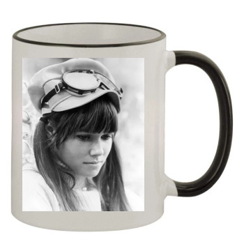 Barbara Hershey 11oz Colored Rim & Handle Mug