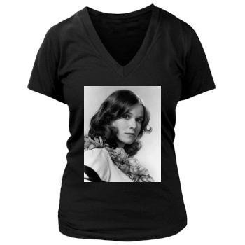 Barbara Hershey Women's Deep V-Neck TShirt