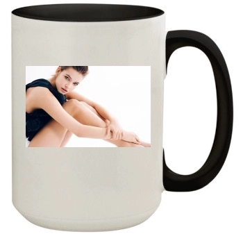 Barbara Palvin 15oz Colored Inner & Handle Mug