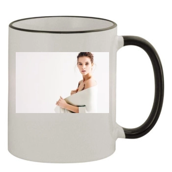 Barbara Palvin 11oz Colored Rim & Handle Mug