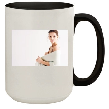 Barbara Palvin 15oz Colored Inner & Handle Mug