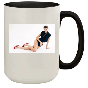 Barbara Palvin 15oz Colored Inner & Handle Mug