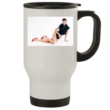 Barbara Palvin Stainless Steel Travel Mug