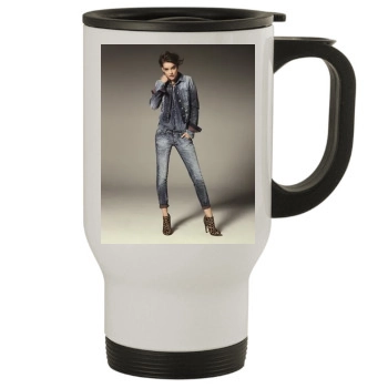 Barbara Palvin Stainless Steel Travel Mug