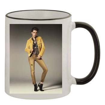 Barbara Palvin 11oz Colored Rim & Handle Mug