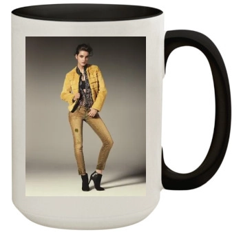 Barbara Palvin 15oz Colored Inner & Handle Mug