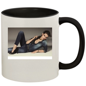 Barbara Palvin 11oz Colored Inner & Handle Mug