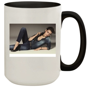 Barbara Palvin 15oz Colored Inner & Handle Mug