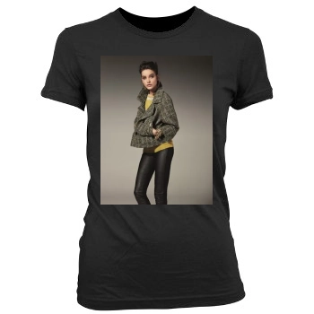 Barbara Palvin Women's Junior Cut Crewneck T-Shirt