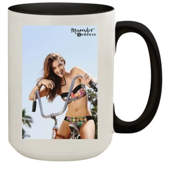 Barbara Palvin 15oz Colored Inner & Handle Mug