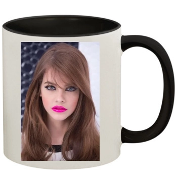 Barbara Palvin 11oz Colored Inner & Handle Mug