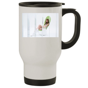 Barbara Palvin Stainless Steel Travel Mug