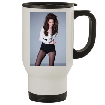 Barbara Palvin Stainless Steel Travel Mug