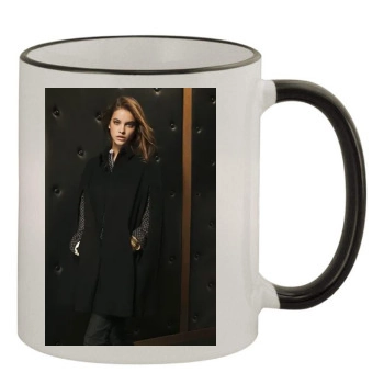 Barbara Palvin 11oz Colored Rim & Handle Mug