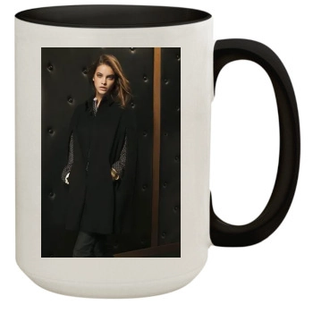 Barbara Palvin 15oz Colored Inner & Handle Mug