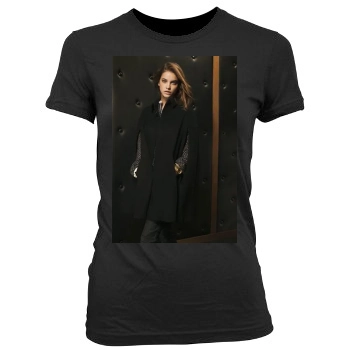 Barbara Palvin Women's Junior Cut Crewneck T-Shirt