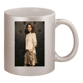 Barbara Palvin 11oz Metallic Silver Mug