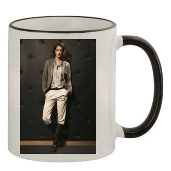 Barbara Palvin 11oz Colored Rim & Handle Mug