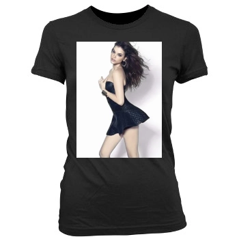 Barbara Palvin Women's Junior Cut Crewneck T-Shirt