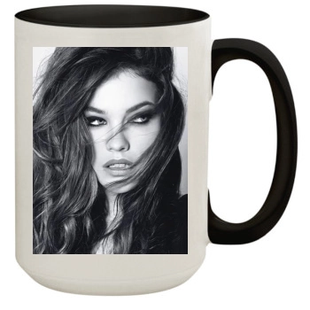 Barbara Palvin 15oz Colored Inner & Handle Mug