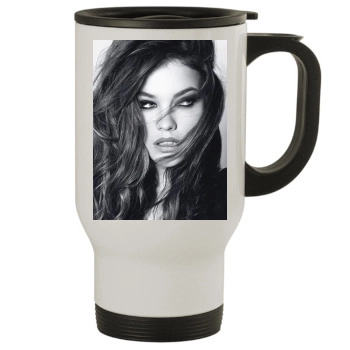 Barbara Palvin Stainless Steel Travel Mug