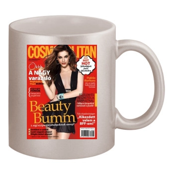 Barbara Palvin 11oz Metallic Silver Mug