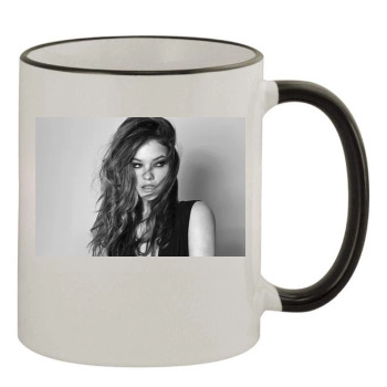 Barbara Palvin 11oz Colored Rim & Handle Mug