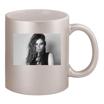 Barbara Palvin 11oz Metallic Silver Mug