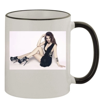 Barbara Palvin 11oz Colored Rim & Handle Mug